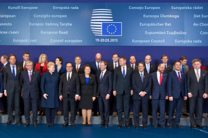 Foto de familia del Consejo Europeo.