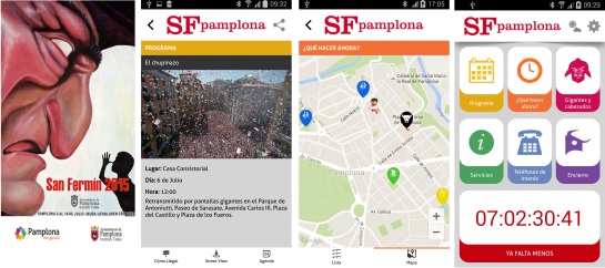 Vuelve la aplicación ‘San Fermín Pamplona’ para tu móvil