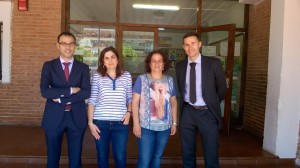 (De izda a dcha) David Navarro Marco, María Concepción Andrés Soto, Ana Isabel Tambo Escribano y Carlos Bermejo Fernández.