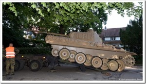 Decomisan tanque nazi