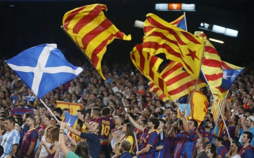 Multa de 30.000 euros al Barcelona por la exhibición de esteladas en la final