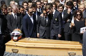 Multitudinario funeral en Niza para despedir a Jules Bianchi