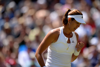 Muguruza, brillante finalista en Wimbledon
