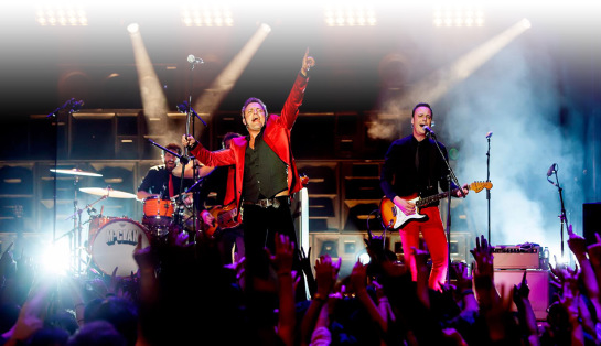 San Fermín 2015: M-Clan en concierto en la Plaza de los Fueros