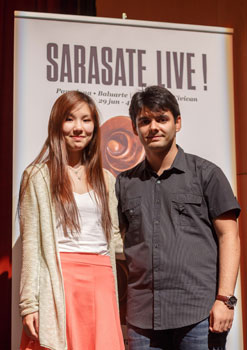 Los concursantes Angela Wee y Robert Lakatos pasan a la final del Concurso Internacional de Violín Pablo Sarasate