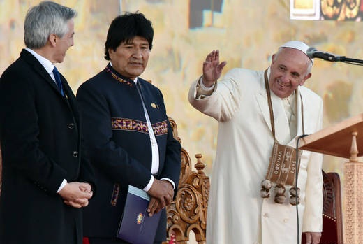 El Papa elogia la Bolivia de Evo Morales y pide diálogo por su salida al mar