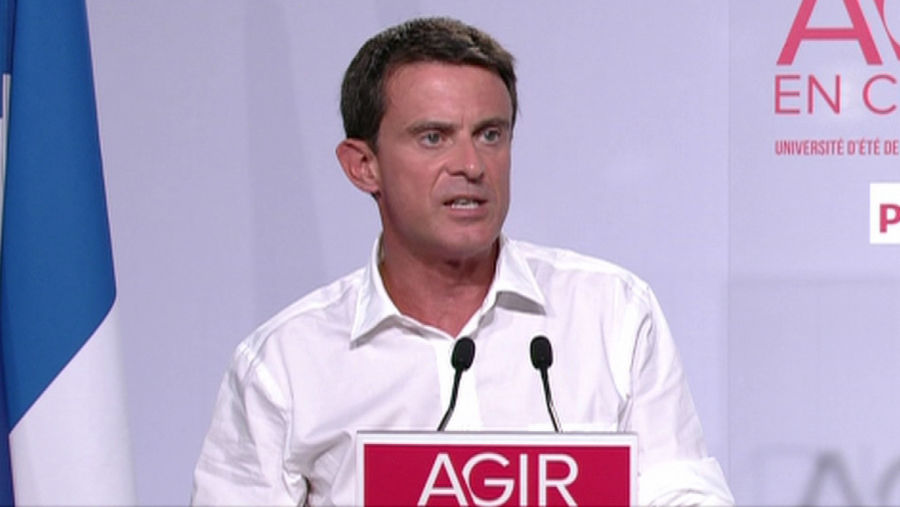 Valls dice que quienes huyen de la guerra «deben ser acogidos» en Francia