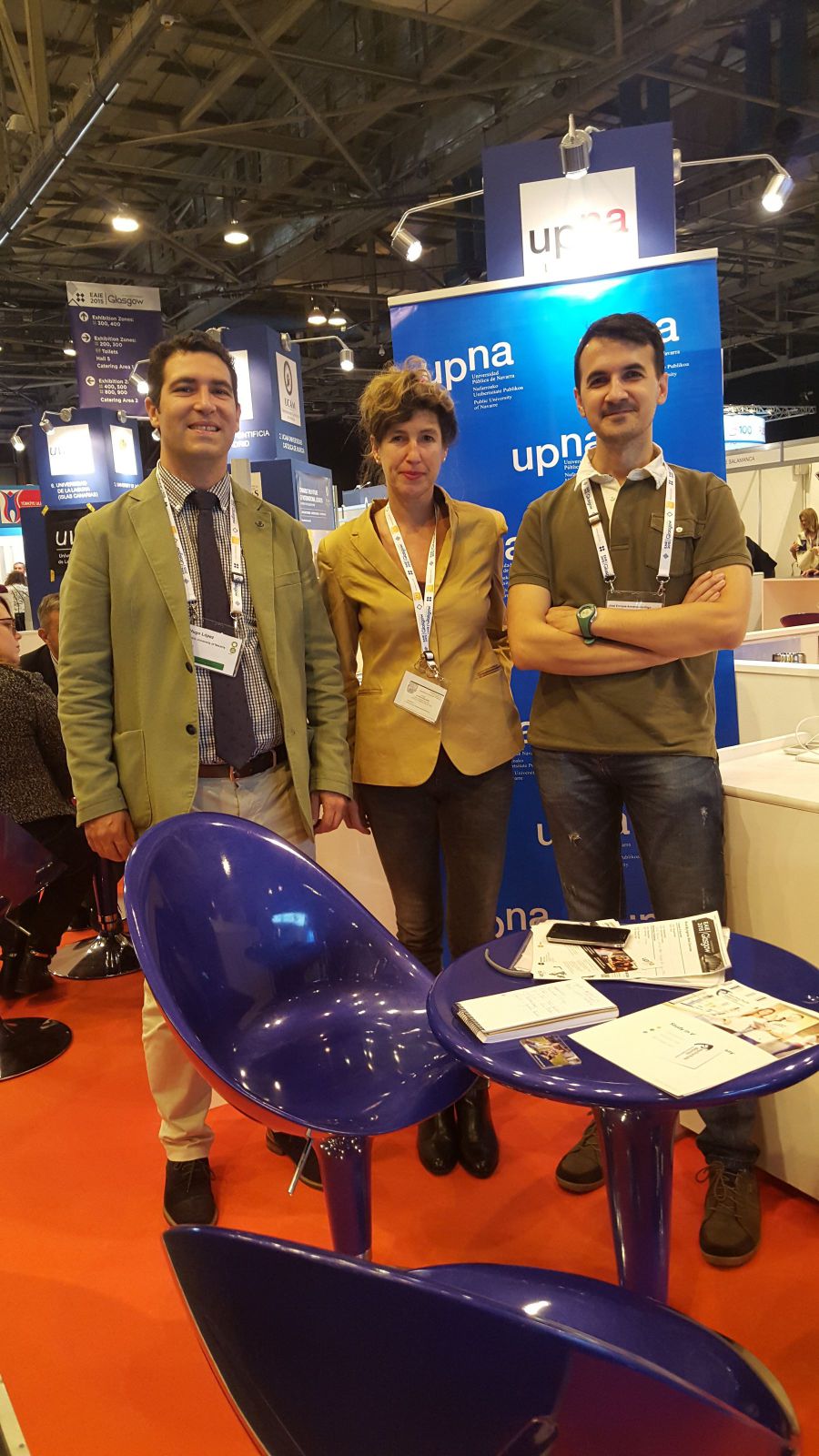 La UPNA participa en la feria de la Asociación Europea de Educación Internacional en Glasgow