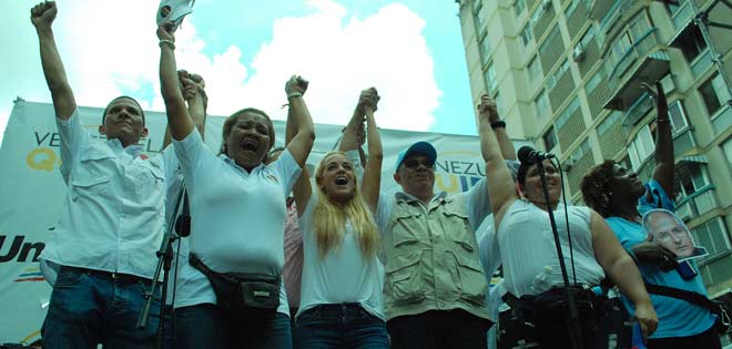 Venezuela: Miles de personas marchan por la libertad de Leopoldo López