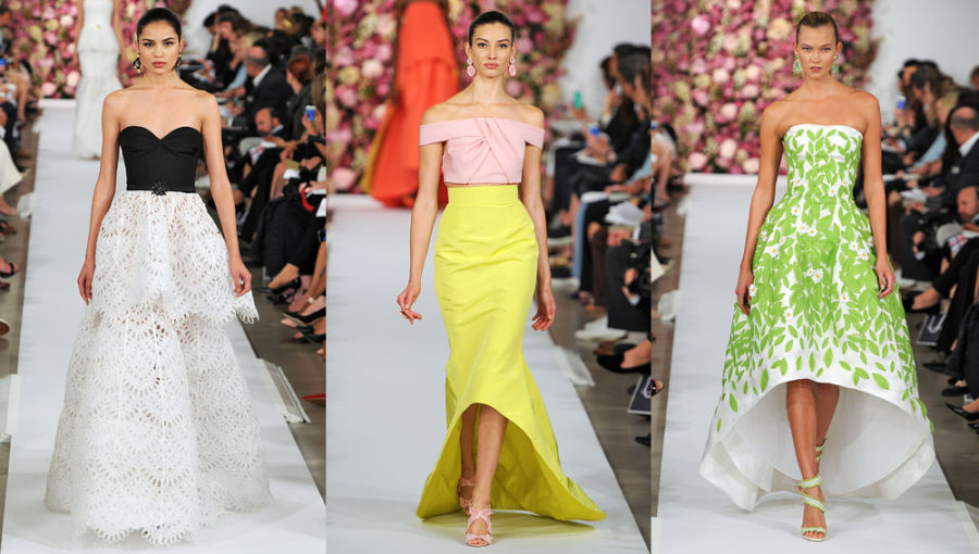 La creatividad de Oscar de la Renta en la Semana de la Moda de Nueva York