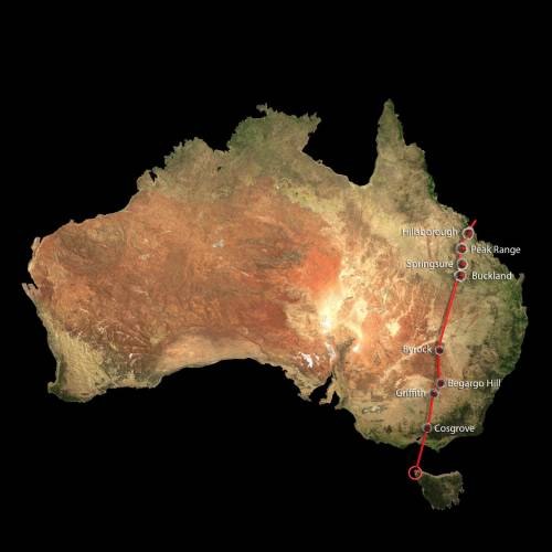 Descubierta en Australia la cadena continental de volcanes más larga del mundo