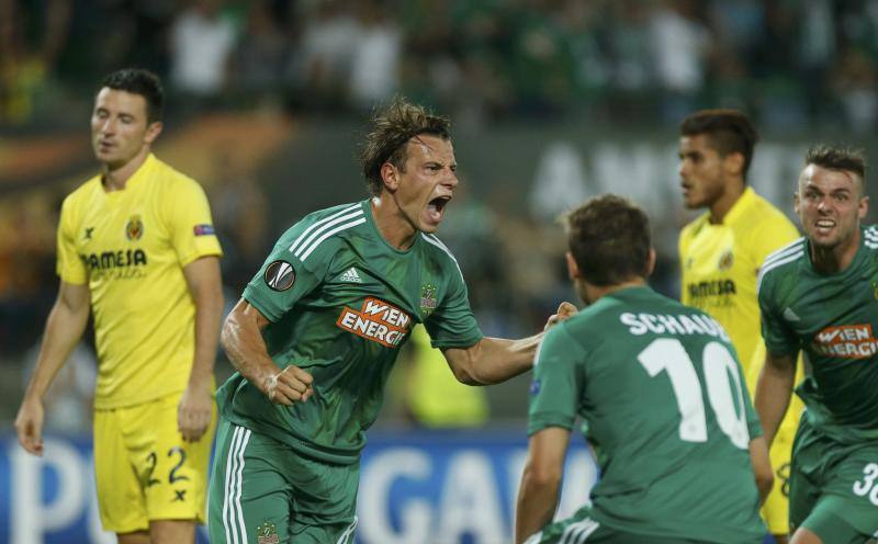 2-1. El Rapid de Viena sorprende a un espeso Villarreal