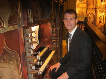 AGENDA: 9 de octubre, Iglesia Santa María de Tafalla (Navarra), Música de órgano con Álvaro Landa