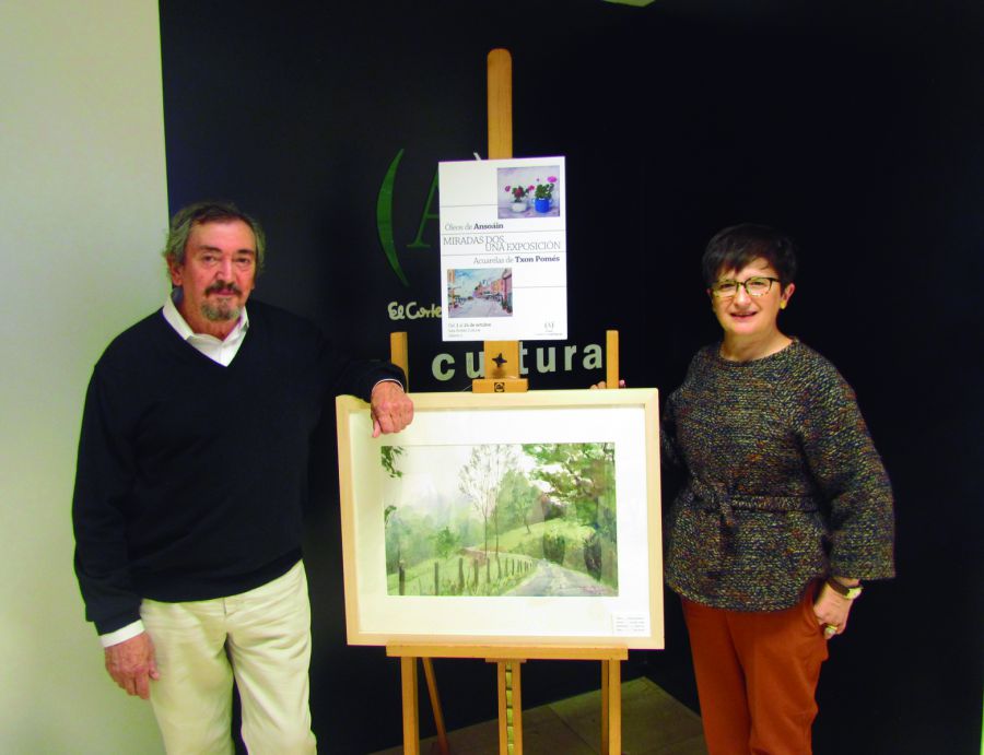 Ansoáin y Pomés ofrecen una visita guiada a la muestra “Dos miradas. Una exposición”