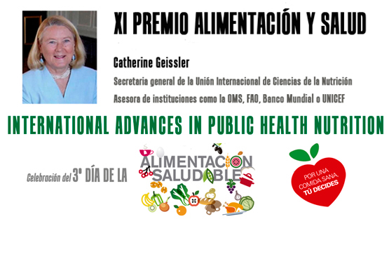 Catherine Geissler, Premio Internacional Alimentación y Salud que otorga la Universidad de Navarra