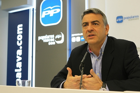 Javier de Andrés será nombrado esta tarde presidente del PP de Álava