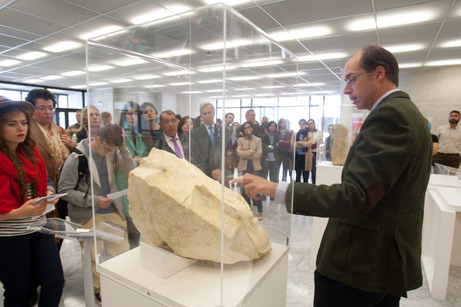 Exposición en la Universidad de Navarra sobre los hallazgos en la ciudad romana de los Bañales