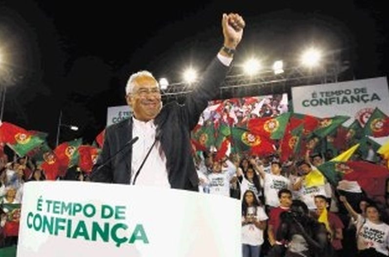El presidente de Portugal nombra al socialista Antonio Costa primer ministro