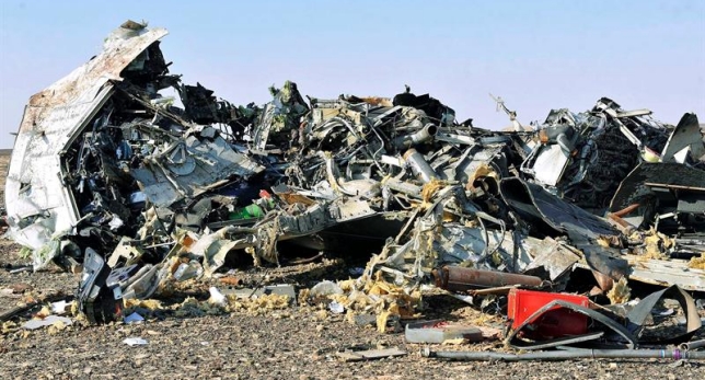 Rusia asegura que el avión estrellado en el Sinaí 