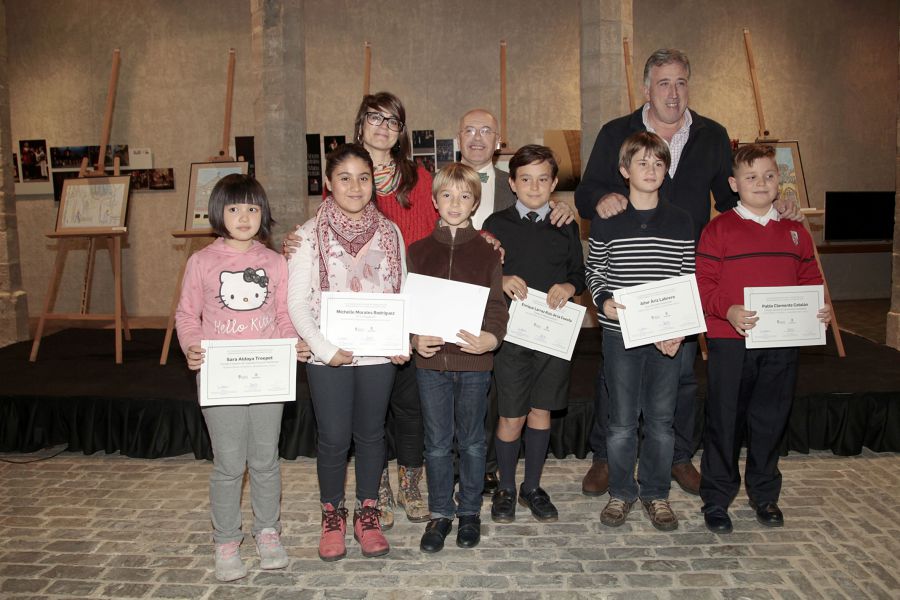 Entregados los primeros premios del concurso escolar ‘Dibuja Pamplona’