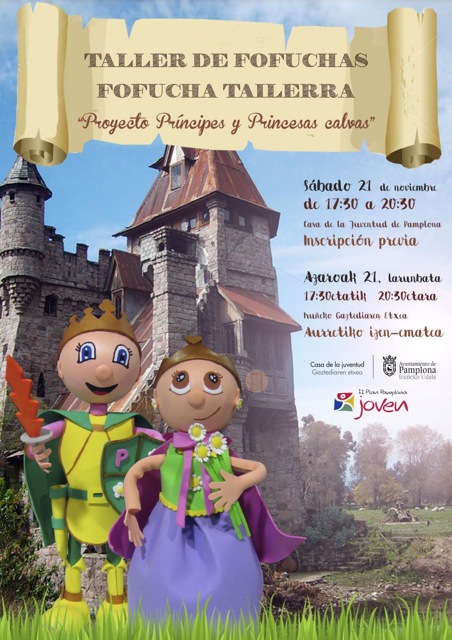 Se necesitan 80 Príncipes y Princesas calvas en 'Casa de la Juventud' de Pamplona