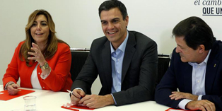 Los barones del PSOE no descartan que se aplique el artículo 155 en Cataluña