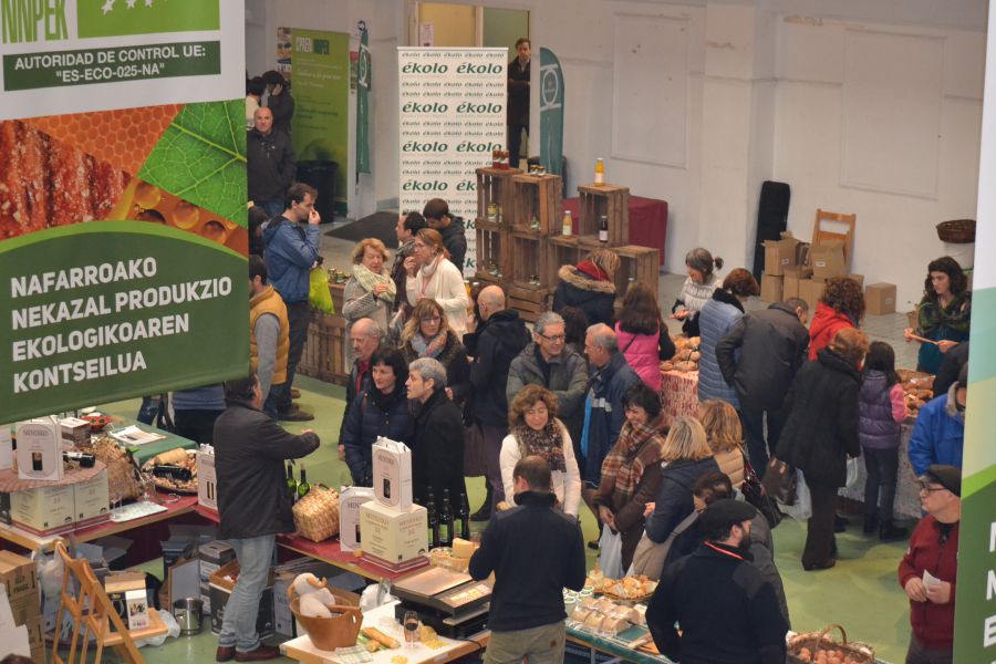 Afluencia masiva en la segunda jornada de la 1ª Feria Navarra Ecológica