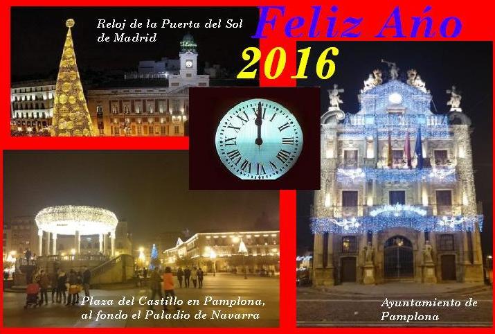 El equipo de Navarra Información desea  Feliz Año 2016 a todos nuestros lectores