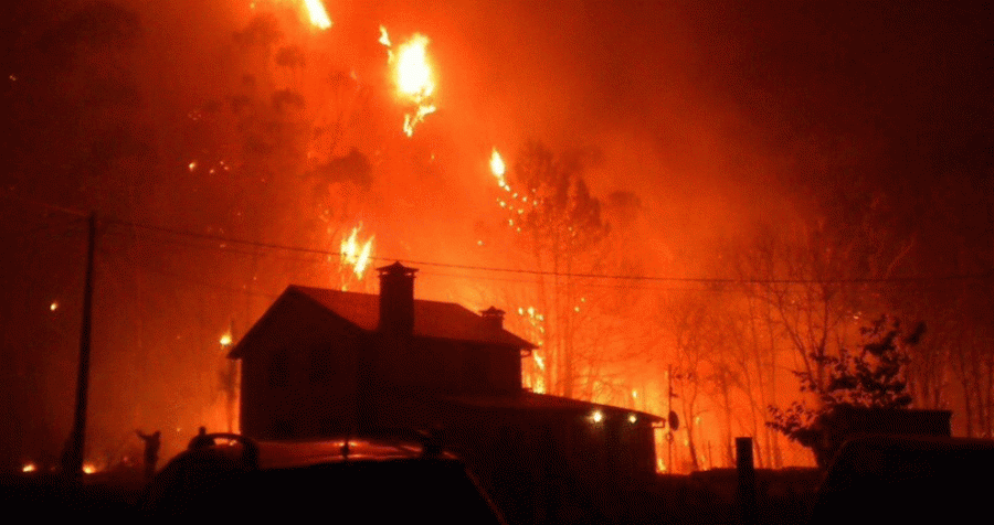 Más de cien incendios asolan el norte peninsular pero remite su intensidad