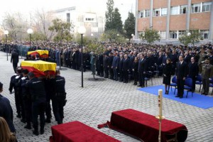 homenaje Policias muertos en Kabul