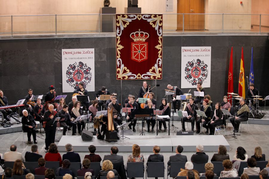 Concierto conmemorativo del Día de Navarra 2015. Recital Printzesa Zelta