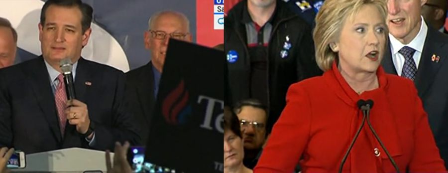 Ted Cruz da la sorpresa en Iowa y Clinton supera por décimas a Sanders