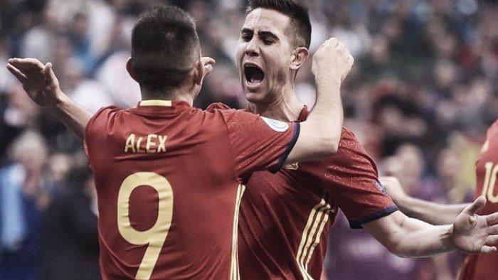 1-4. España, a cuartos como primera de grupo tras ganar a Ucrania