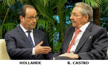 Raúl Castro inicia los contactos con Europa en Francia