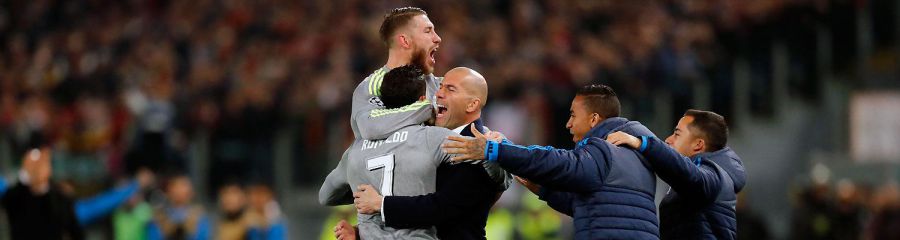 0-2. El Madrid de Zidane allana su pase a cuartos en el Olímpico de Roma