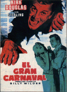 Civivox Iturrama proyecta este martes ‘El gran carnaval’, dirigida por Billy Wilder y protagonizada por Kirk Douglas