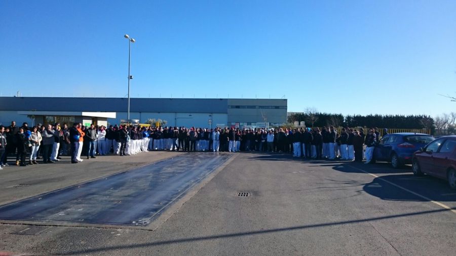 Paro por la muerte de un trabajadora en AN Mélida