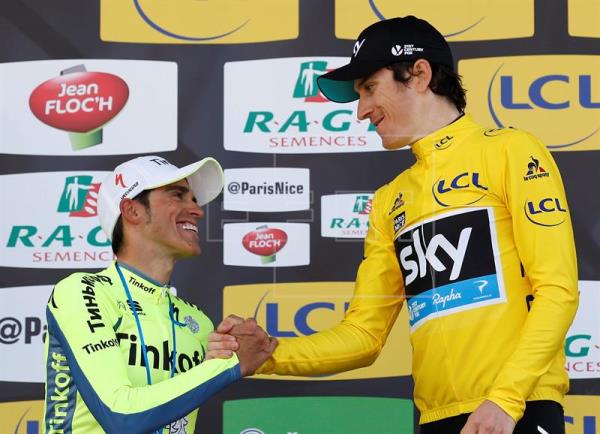 París-Niza: Thomas resiste el acoso de Contador y gana la prueba por cuatro segundos