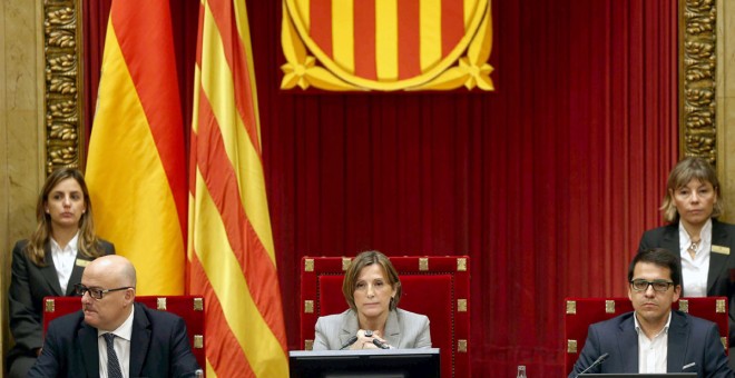 Forcadell: Si el Estado aplica el artículo 155, el Parlamento catalán defenderá su soberanía