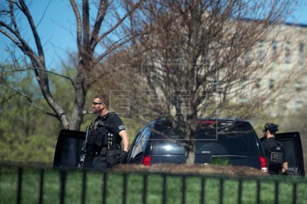 Detienen al autor de un tiroteo cerca al Capitolio de EE.UU., que dejó un agente herido
