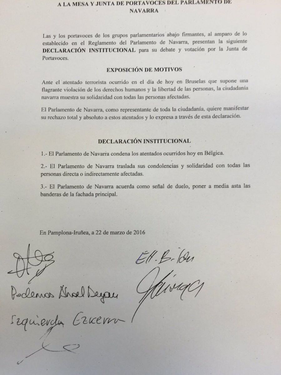 condena Bildu Podemos e I-E