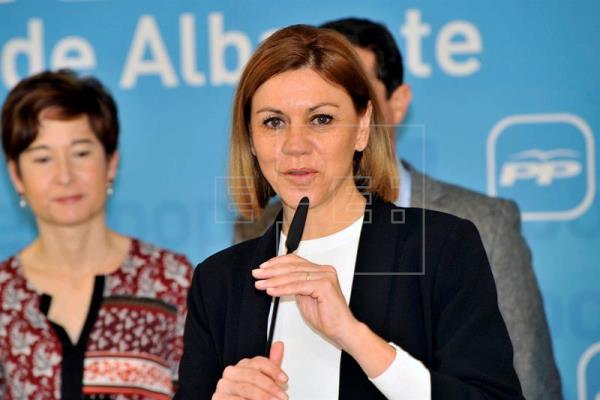 Cospedal pide a Sánchez que haya un gran pacto de estado con gobierno 