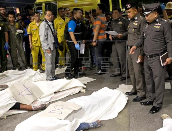 Al menos ocho muertos en un accidente con un producto químico en Bangkok