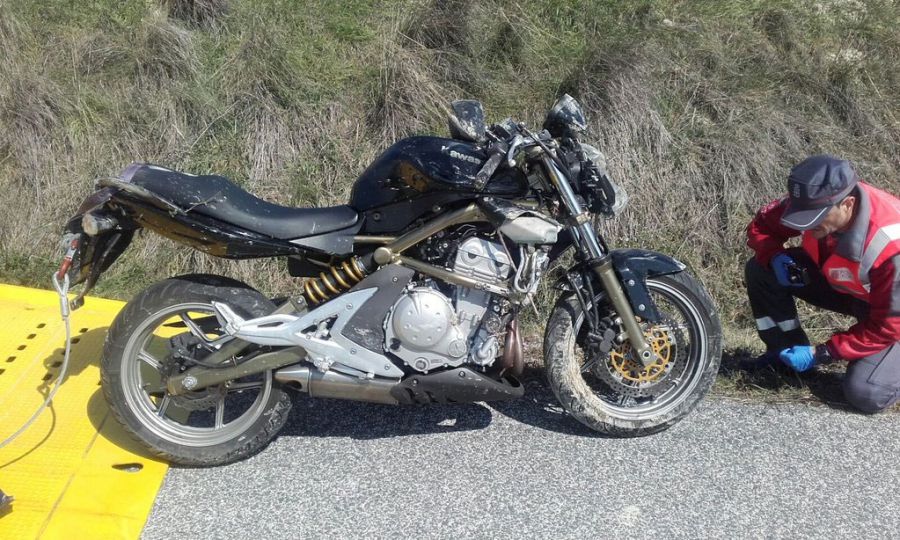 Un motorista de 26 años muere en un accidente en Ardanaz (Egüés) en el que resulta herido leve un ciclista de 62