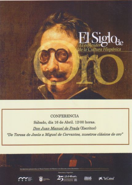 AGENDA: 16 de abril, Museo Gustavo de Maeztu de Estella, conferencia Juan Manuel de Prada