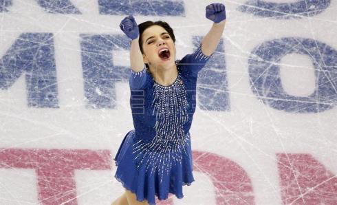La rusa Evgenia Medvedeva, nueva campeona mundial de patinaje artístico