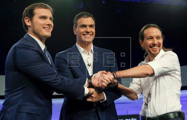PSOE, Ciudadanos y Podemos se reunirán el jueves en el Congreso
