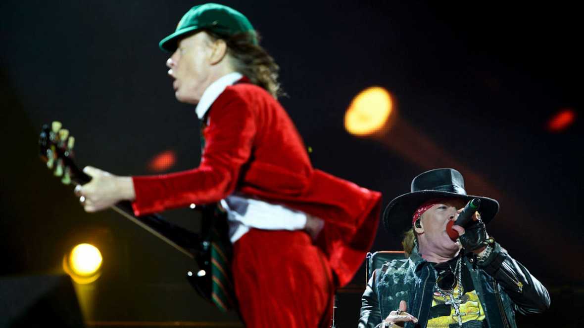 Axl Rose se estrena en Lisboa como vocalista de AC/DC