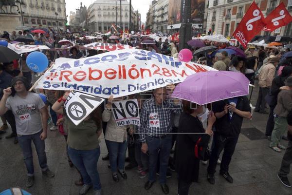 Las Marchas de la dignidad llaman a la rebelión democrática en Europa