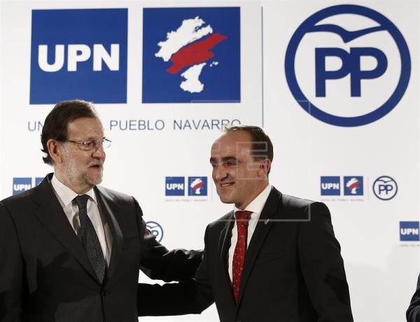 Rajoy firma hoy en Pamplona el acuerdo de coalición PP-UPN